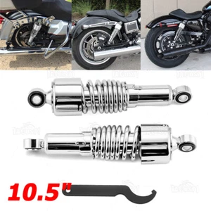 10.5" Rear Shocks For Harley-Davidson XL Sportster 883 Superlow 1200 Forty-Eight - Picture 1 of 7