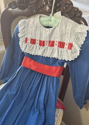 Vestido Floral Vintage The Childrens Hour de Jan Briggs Niñas Talla 5 Cottage Core Foto 1 de 4