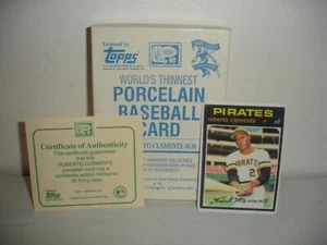 Vintage 1971 Topps Roberto Clemente #630 Porcelain Baseball Card Buy it Now! - Picture 1 of 5
