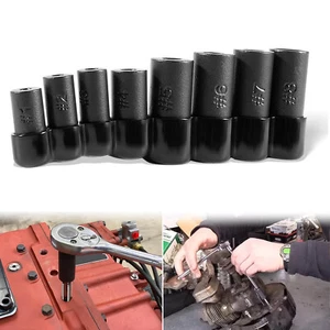 70500 Tap Socket Wrench Set 8-piece | Tap Socket Adapter,1/4" & 3/8" Drive - Afbeelding 1 van 11