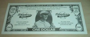 Chicago White Sox Shoeless Joe's Ft Myers Florida One Joe Buck - Bild 1 von 2
