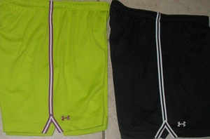 NUEVO CON ETIQUETAS PANTALONES CORTOS MUJER UNDER ARMOUR 120739 POLIÉSTER HEAT GEAR HABILIDAD MALLA SELECCIONAR TALLA - Imagen 1 de 7