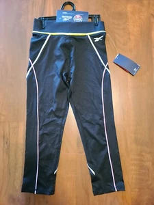 Rebook Girls Capri Leggings Black Size 8/10 - Picture 1 of 5