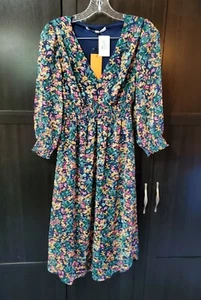 Collective Concepts Dress Womens XS Green Floral NEW - Picture 1 of 10