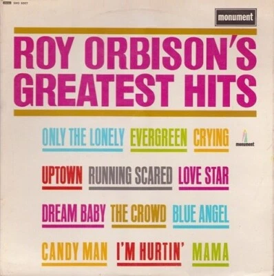 ROY ORBISON Greatest Hits Vinyl Record Album LP Monument 1967 Stereo 1st & Rock - Image 1 of 4