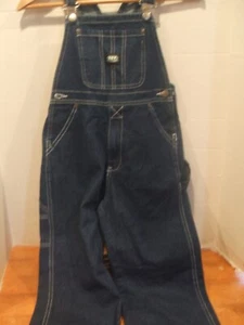 KEY Youth Dark Wash youth Bib Bibbers 8 look new - Picture 1 of 4