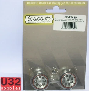 Scaleauto SC-2708P Foam Wheel 25.5x8mm Tire 21mm Axle 3mm Alig.Procomp 3 - Picture 1 of 2