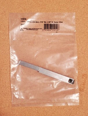 OEM Dynabrade 11214 Contact Arm Assembly 7/16"x3/8" Rubber Wheel - NEW in Pack