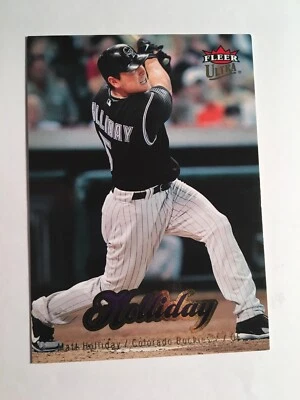 2007 Ultra Gold Retail Parallel Matt Holliday Rockies 58 /999 - Image 1 of 2