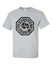 Dharma Initiative swan logo t-shirt Vintage Gift For Men Women Funny Tee