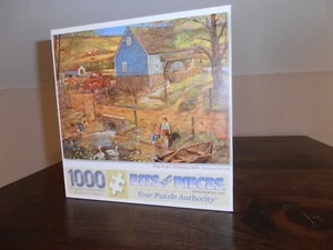1000 pc Puzzle- Pop Pop's Fishing Hole - Picture 1 of 1