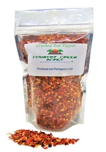 12 oz Crushed Red Pepper Flakes Seasoning - Non-GMO - Country Creek LLC - Picture 1 of 2