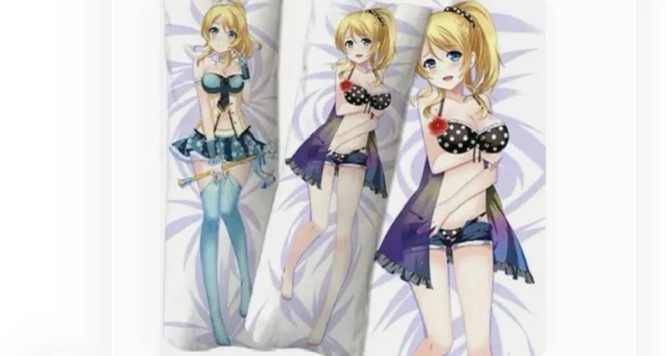 Аниме полный тела двусторонняя наволочка чехол новый - Изображение 1 из 1