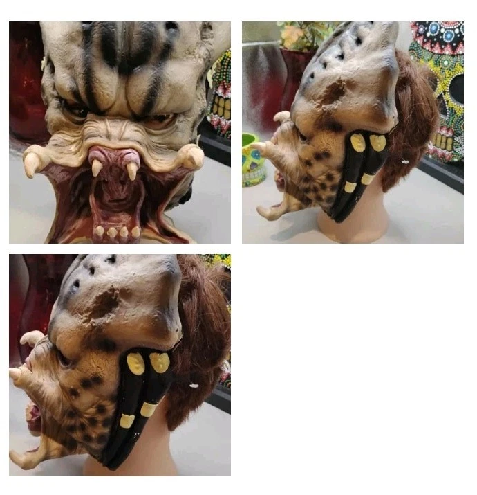 Predator Mask Adult Halloween Costume Prop Movie Monster Cosplay - Image 1 of 1