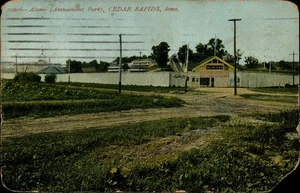 Cedar Rapids,IA Alamo Amusement Park 1907 Linn County Iowa Postcard - Picture 1 of 2