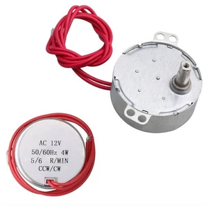 Metal Gear Synchronous Motor AC 12V 5-6RPM 50-60Hz CCW/CW 4W - Picture 1 of 3