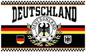 Ts24Direkt Deutschland Fahne 4 Sterne Ca. 90 X 150 Cm - Lorbeerkranz - Bild 1 von 12