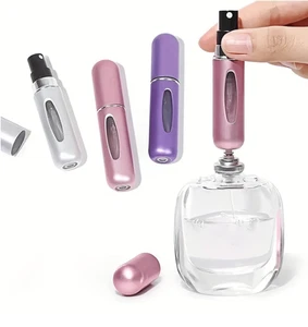 4psc Refillable 5ml Travel Perfume Atomizer Bottle – Portable Pocket Sprayer - Picture 1 of 7