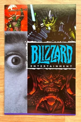 Catálogo Blizzard Entertainment (1996?) Videojuegos de 8 páginas Starcraft Diablo Warcraft Foto 1 de 4