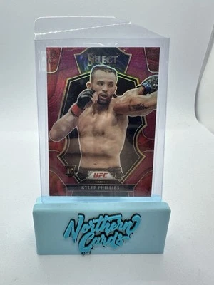 2023 Panini Select UFC Kyler Phillips Rookie Red Prizm /149 Premier Level (RC) - Image 1 of 2