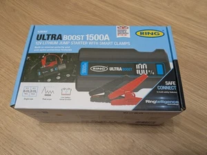 Ring ULTRABOOST 1500 Lithium Car Jump Starter Battery Booster 12v 1500a RJS030 - Picture 1 of 4