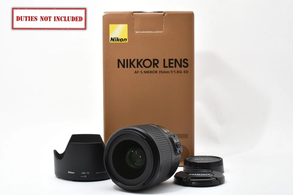 [Top MINT] Nikon AF-S NIKKOR 35mm F/1.8G ED Lens from JAPAN #016 - Image 1 of 4