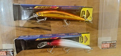 Duel Yo-Zuri Hardcore Heavy Minnow 110s afundando x 2 usado - Imagem 1 de 4