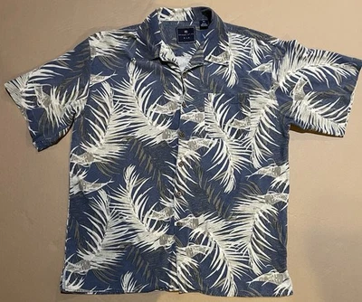 Camisa de seda para hombre Robert Stock XXL bambú hawaiano manga corta bolsillo Foto 1 de 4