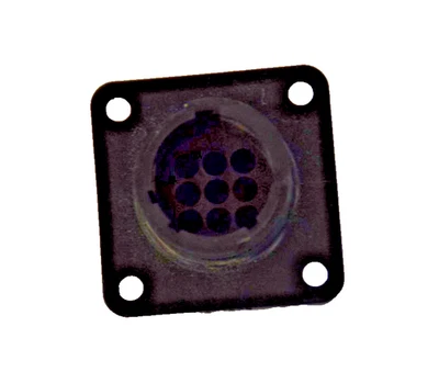 PKG of 4  Tyco Amp #206705-1  Flange Mount Conn.Housing, 9 position   FREE SHIP - Image 1 of 2