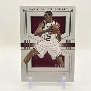 2016 Panini National Treasures Collegiate /99 DeAndre Jordan #10 - Picture 1 of 2