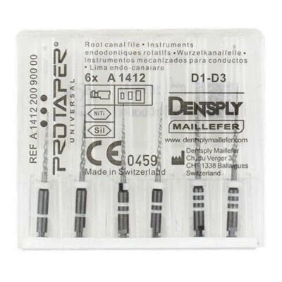 Dentsply ProTaper Universal Rotary Retreatment Files Assorted D1-D3 Endodontic