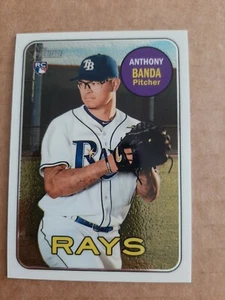 ANTHONY BANDA RC 2018 TOPPS HERITAGE HIGH NUMBER CHROME #d 900/999 RAYS THC-714 - Picture 1 of 3
