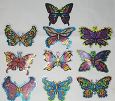 Vintage Vending Machine Butterfly Prism Stickers  Set of 10  NM