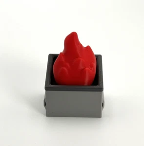 Müllcontainer Feuer Clicker Fidget Toy - Stressabbau Schreibtischspielzeug - Bild 1 von 6