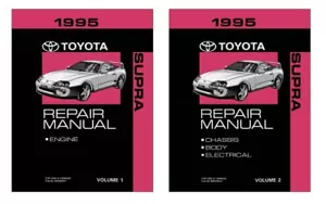 1995 Toyota Supra Shop Service Repair Manual Book Engine Drivetrain OEM - Picture 1 of 1