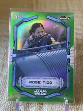 2022 Topps Finest Star Wars Green  /99 - #81 Rose Tico