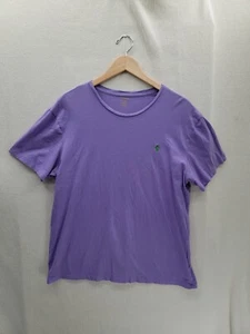 POLO RALPH LAUREN camicia donna viola manica corta taglia - L - Foto 1 di 6