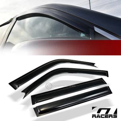 For 1996-2000 Toyota Rav4 4 Door Sun/Rain Guard Shade Deflector Window Visors 4P - Image 1 of 4