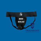 H.E.Arts Hot Stuff Custom Print Mcdavid Men Black Athletic Jockstrap Underwear