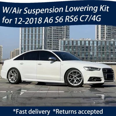 💥KIT DE SUSPENSIÓN NEUMÁTICA DELANTERA TRASERA PARA AUDI A6 S6 RS6 C7 ESLABONES ESLABONES Foto 1 de 4