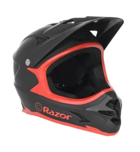 Casco Multideporte Cara Completa RAZOR, Negro/Rojo, 97768, Juvenil Mediano - Imagen 1 de 2