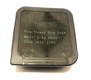 Genuine Insize 4632-22RN Metric Fine Thread Ring Cage - Picture 1 of 6