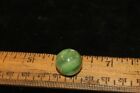 Vintage Early Machine Made Marble Cat's Eye Light Green Clear