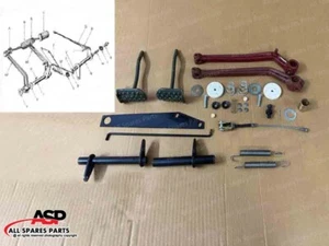 Accelerator Brake & Clutch Pedal Assemblies Set Fit willys jeep MB GPW CJ2A CJ3A - Picture 1 of 5
