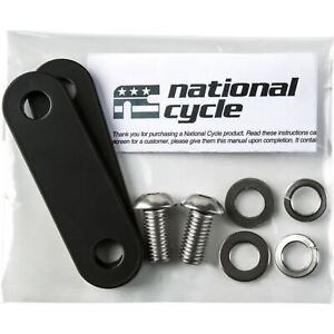 National Cycle Footrest Mount/Pair Black 76mm Comfort Bar GL1800 BAG#4015-76MM