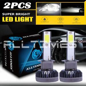 2X H1 50W LED Headlight Bulbs Conversion Kit 15000LM Light 6000K White High Low