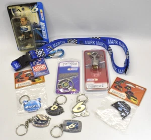 Mark Martin #6 Fan Collection Nascar Racing Llaveros cabeza bobble más - Imagen 1 de 6