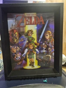 "The Legend of Zelda 3D holographisches gerahmtes Bild 9,25""x11,25""" - Bild 1 von 1