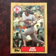 1987 Topps TIFFANY Set JIM RICE #480 BOSTON RED SOX ** MINT ** HIGH GRADE **