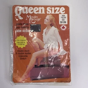Vintage 1970s Pantyhose Agnetha Faltskog Model Singer SZ 3XL Grey Gray Color - Picture 1 of 12